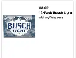 Walgreens 12-Pack Busch Light offer