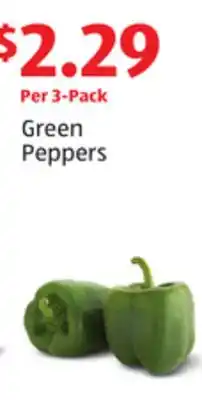 Aldi Green Peppers offer