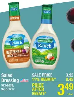 Menards Hidden Valley The Original Ranch Buttermilk Dressing - 16 oz offer