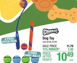 Menards Chuckit! Holiday Fetch Pack Dog Toy offer