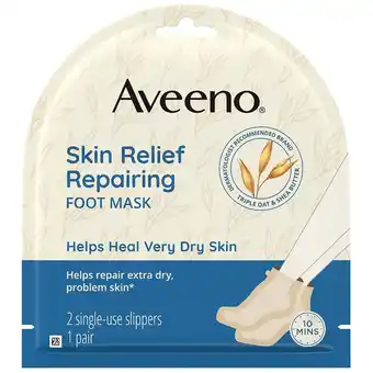 Walgreens Skin Relief Repairing Foot Mask For Dry Skin Fragrance Free offer