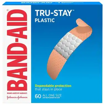 Walgreens Tru-Stay Plastic Strips Adhesive Bandages All One Size offer