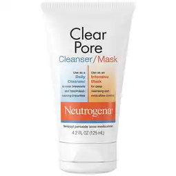 Walgreens Clear Pore 2-In-1 Facial Cleanser & Clay Mask offer