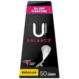 Walgreens Balance Thong Liners Unscented, Regular (50 ct) offer