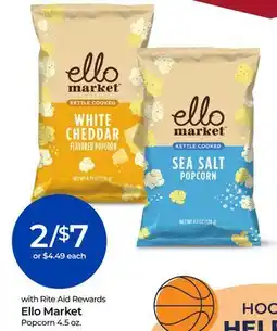 Rite Aid Ello Market Popcorn offer