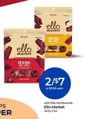 Rite Aid Ello Market Jerky offer