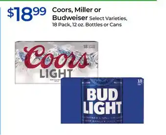 Rite Aid Coors, Miller or Budweiser offer