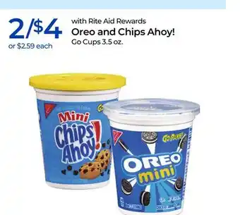 Rite Aid Oreo and Chips Ahoy! Go Cups offer