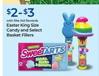 Rite Aid Easter King Size Candy and Select Basket Fillers offer