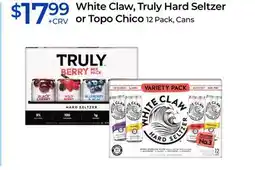 Rite Aid White Claw, Truly Hard Seltzer or Topo Chico offer