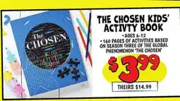 Ollie's THE CHOSEN KIDS' ACTIVITY BOOK offer