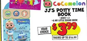 Ollie's JJ'S POTTY TIME BOOK offer