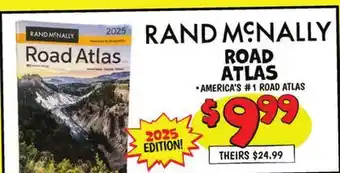 Ollie's RAND MCNALLY ROAD ATLAS offer