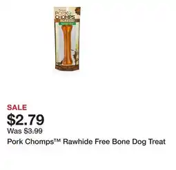 Petsmart Pork Chomps Rawhide Free Bone Dog Treat offer