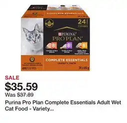 Petsmart Purina Pro Plan Complete Essentials Adult Wet Cat Food - Variety Pack, 24 CT, 72 OZ offer