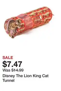 Petsmart Disney The Lion King Cat Tunnel offer