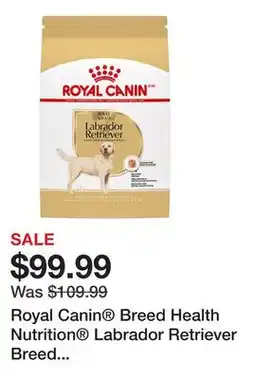 Petsmart Royal Canin Breed Health Nutrition Labrador Retriever Breed Specific Adult Dog Dry Food - 30 lb offer