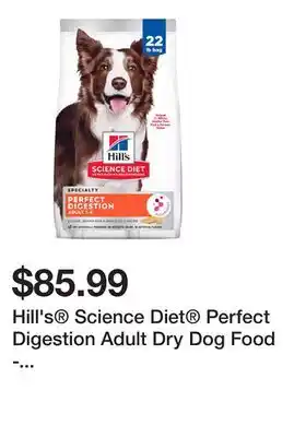 Petsmart Hill's Science Diet Perfect Digestion Adult Dry Dog Food - Salmon, Brown Rice & Whole Oats offer