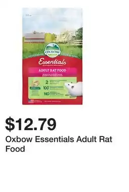 Petsmart Oxbow Essentials Adult Rat Food offer