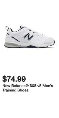 Kohl's New Balance 608 v5 Men's Training Shoes offer