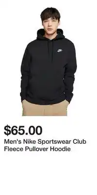 Kohl's Men's Nike Sportswear Club Fleece Pullover Hoodie offer