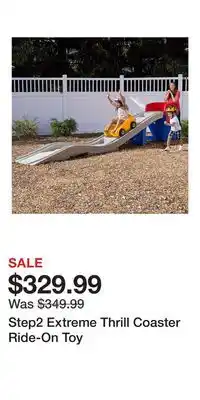 Kohl's Step2 Extreme Thrill Coaster Ride-On Toy offer