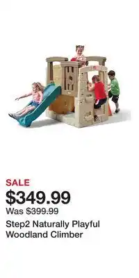 Kohl's Step2 Naturally Playful Woodland Climber offer