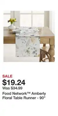 Kohl's Food Network Amberly Floral Table Runner - 90 offer