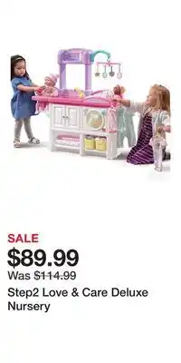 Kohl's Step2 Love & Care Deluxe Nursery offer