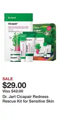 Kohl's Dr. Jart Cicapair Redness Rescue Kit for Sensitive Skin offer