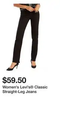 Kohl's Women's Levi's Classic Straight-Leg Jeans offer