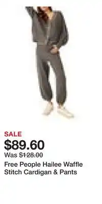 Nordstrom Free People Hailee Waffle Stitch Cardigan & Pants offer