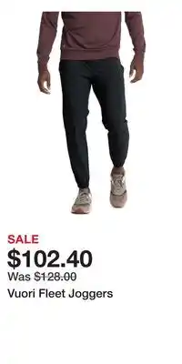 Nordstrom Vuori Fleet Joggers offer