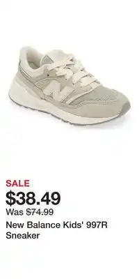 Nordstrom New Balance Kids' 997R Sneaker offer