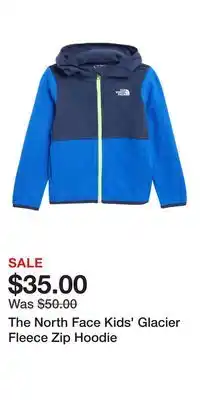 Nordstrom The North Face Kids' Glacier Fleece Zip Hoodie offer