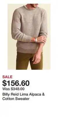 Nordstrom Billy Reid Lima Alpaca & Cotton Sweater offer