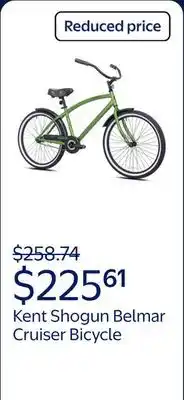 Walmart Kent 8068192 24 in. Mens Shogun Belmar Cruiser Bicycle, Green offer