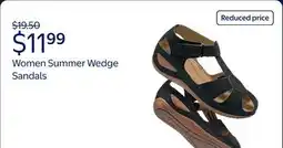 Walmart Women Summer Wedge Sandals Bohemia Causal Sandals Comfortable Outdoor Shoes offer