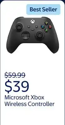 Walmart Microsoft Xbox Wireless Controller offer