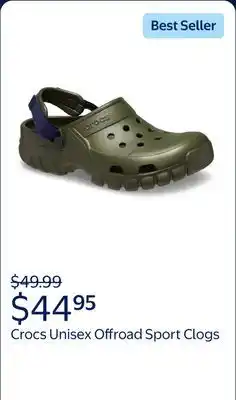 Walmart Crocs Unisex Offroad Sport Clogs offer