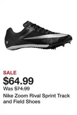 Dick's Sporting Goods Nike Zoom Rival Sprint Track and Field Shoes offer