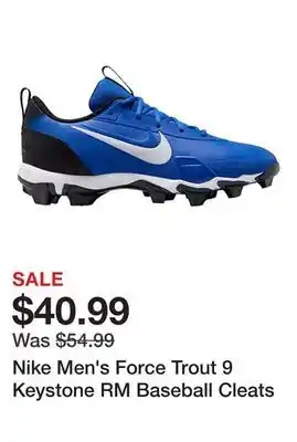 Dick's Sporting Goods Nike Men's Force Trout 9 Keystone RM Baseball Cleats offer