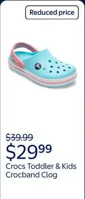 Walmart Crocs Toddler & Kids Crocband Clog offer