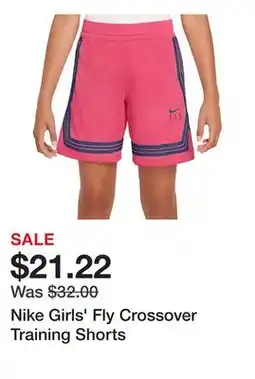 Dick's Sporting Goods Nike Girls' Fly Crossover Training Shorts offer