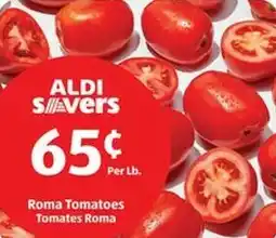 Aldi Roma Tomatoes offer