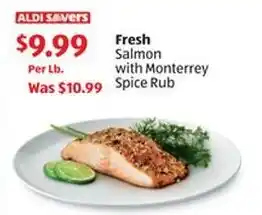 Aldi Fresh Salmon with Monterrey offer