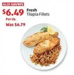 Aldi Fresh Tilapia Fillets offer