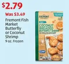 Aldi Fremont Fish Market Butterfly or Coconut Shrimp offer