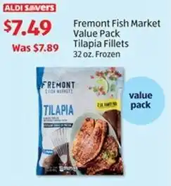 Aldi Fremont Fish Market Value Pack Tilapia Fillets offer