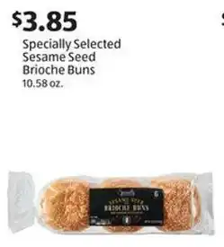 Aldi Specially Selected Sesame Seed Brioche Buns offer